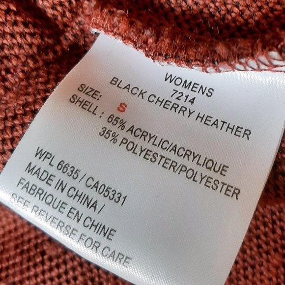 Woolrich Women's Brick Red Faux Shearling Full Zip Vest SZ S - Picture 10 of 10